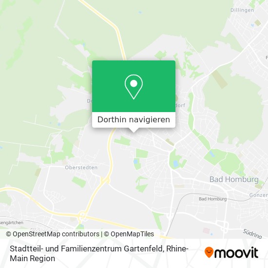 Stadtteil- und Familienzentrum Gartenfeld Karte