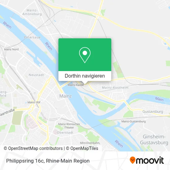 Philippsring 16c Karte