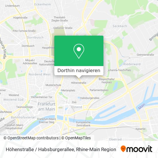 Höhenstraße / Habsburgerallee Karte