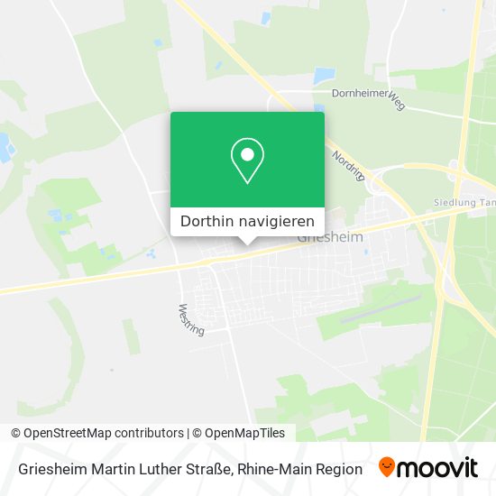 Griesheim Martin Luther Straße Karte