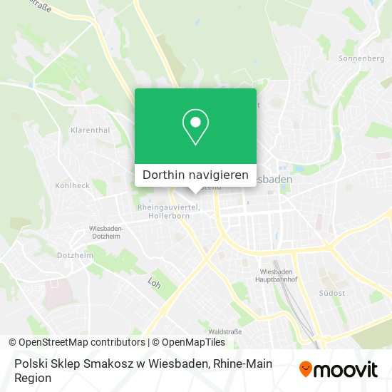 Polski Sklep Smakosz w Wiesbaden Karte