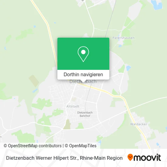 Dietzenbach Werner Hilpert Str. Karte