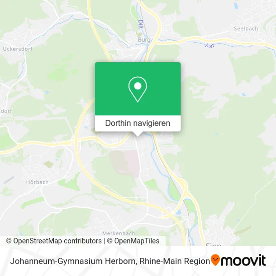 Johanneum-Gymnasium Herborn Karte