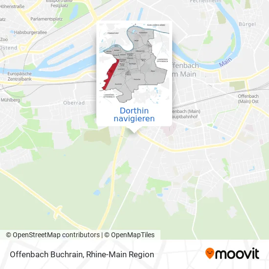 Offenbach Buchrain Karte