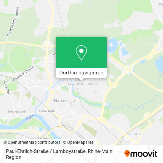 Paul-Ehrlich-Straße / Lamboystraße Karte