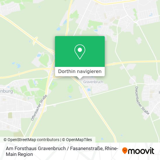 Am Forsthaus Gravenbruch / Fasanenstraße Karte