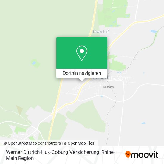 Werner Dittrich-Huk-Coburg Versicherung Karte