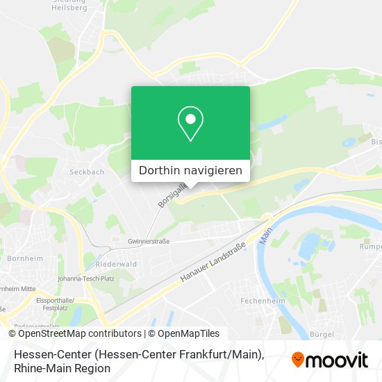 Hessen-Center (Hessen-Center Frankfurt / Main) Karte