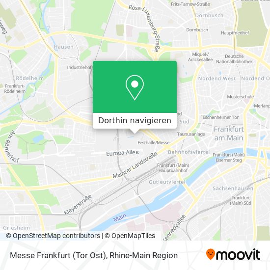 Messe Frankfurt (Tor Ost) Karte