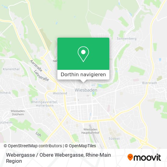 Webergasse / Obere Webergasse Karte