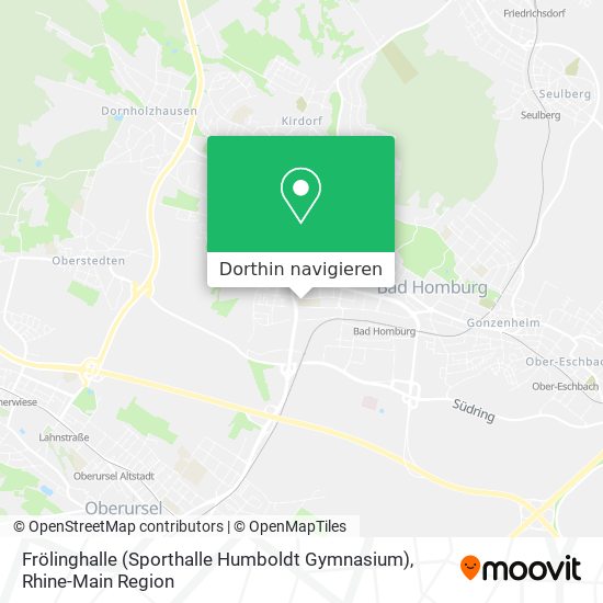 Frölinghalle (Sporthalle Humboldt Gymnasium) Karte