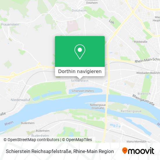 Schierstein Reichsapfelstraße Karte