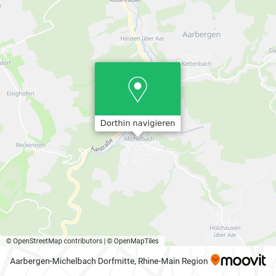 Aarbergen-Michelbach Dorfmitte Karte