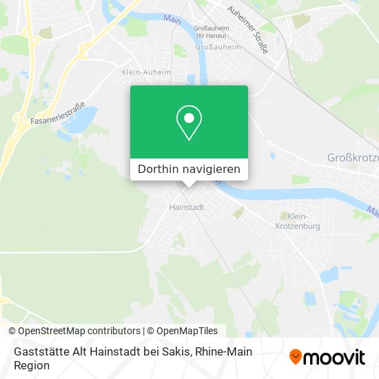 Gaststätte Alt Hainstadt   bei Sakis Karte