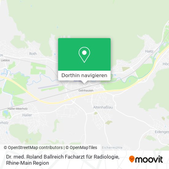 Dr. med. Roland Ballreich Facharzt für Radiologie Karte