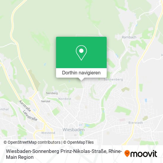 Wiesbaden-Sonnenberg Prinz-Nikolas-Straße Karte