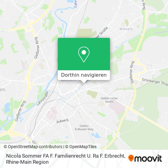 Nicola Sommer FA F. Familienrecht U. Ra F. Erbrecht Karte