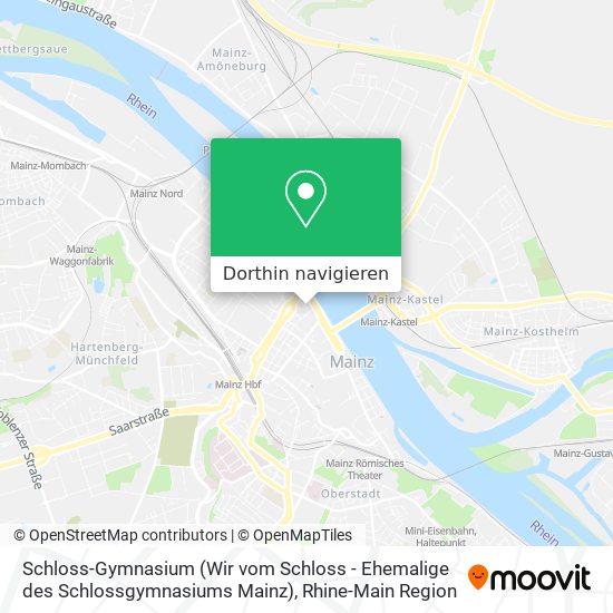 Schloss-Gymnasium (Wir vom Schloss - Ehemalige des Schlossgymnasiums Mainz) Karte