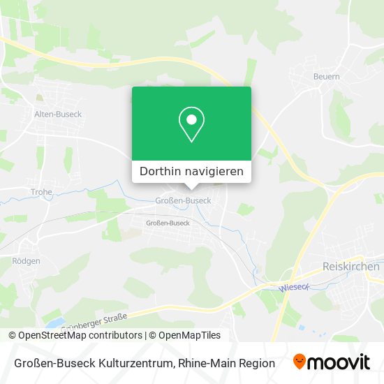 Großen-Buseck Kulturzentrum Karte