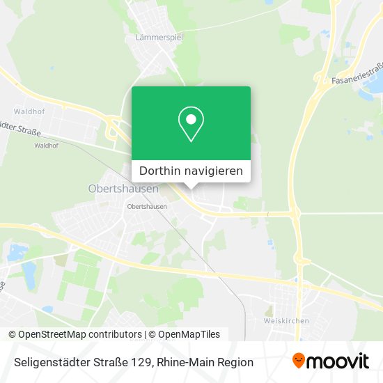 Seligenstädter Straße 129 Karte
