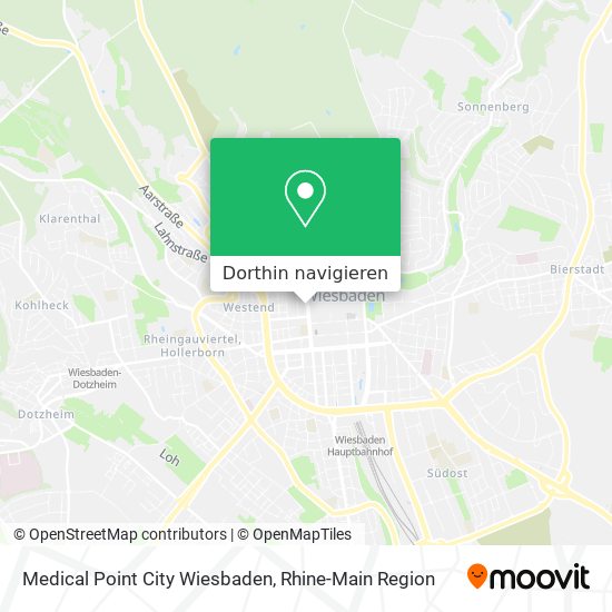 Medical Point City Wiesbaden Karte