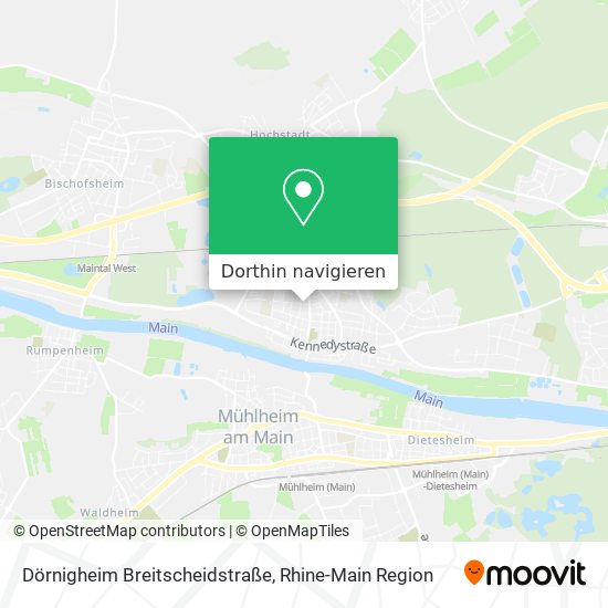 Dörnigheim Breitscheidstraße Karte