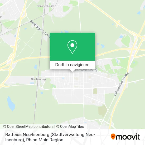 Rathaus Neu-Isenburg (Stadtverwaltung Neu-Isenburg) Karte