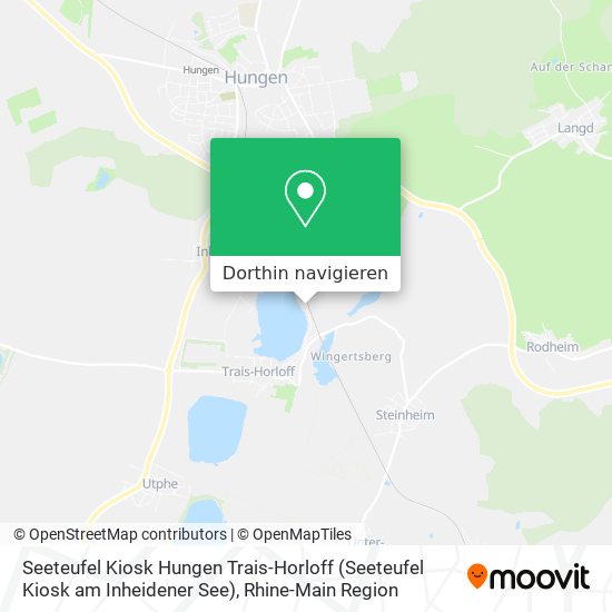 Seeteufel Kiosk Hungen Trais-Horloff (Seeteufel Kiosk am Inheidener See) Karte