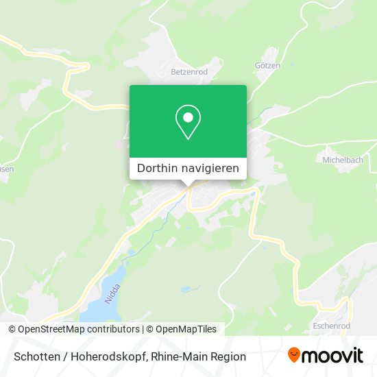 Schotten / Hoherodskopf Karte