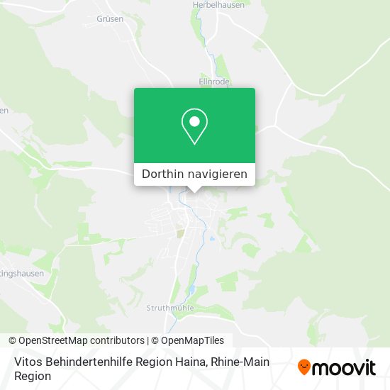 Vitos Behindertenhilfe Region Haina Karte
