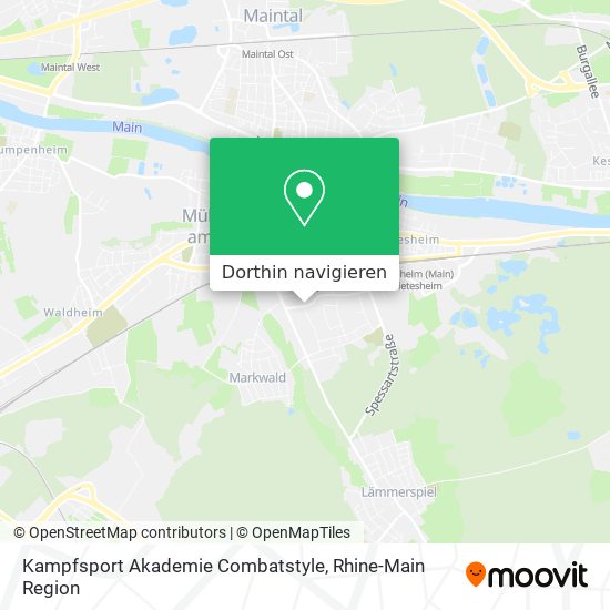 Kampfsport Akademie Combatstyle Karte
