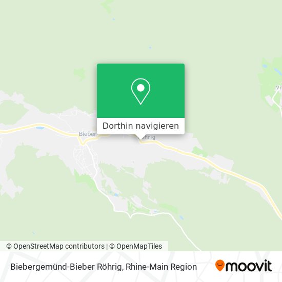 Biebergemünd-Bieber Röhrig Karte