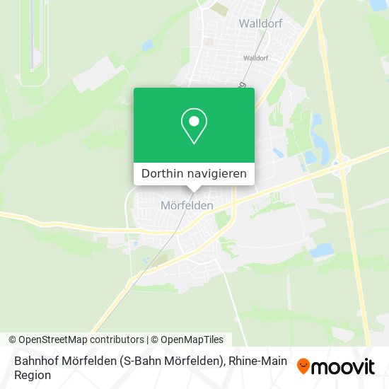 Bahnhof Mörfelden (S-Bahn Mörfelden) Karte