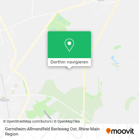 Gernsheim-Allmendfeld Berleweg Ost Karte