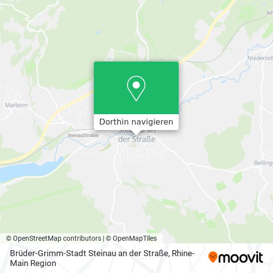 Brüder-Grimm-Stadt Steinau an der Straße Karte