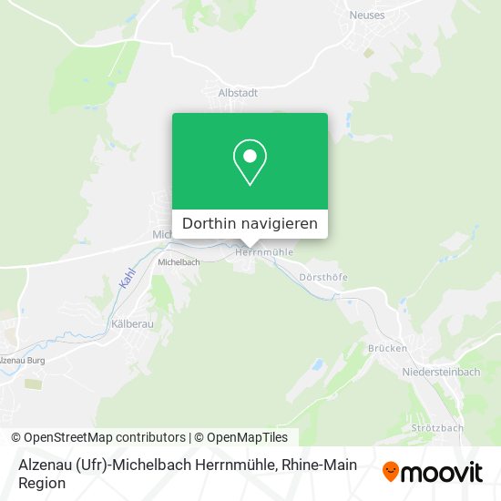 Alzenau (Ufr)-Michelbach Herrnmühle Karte