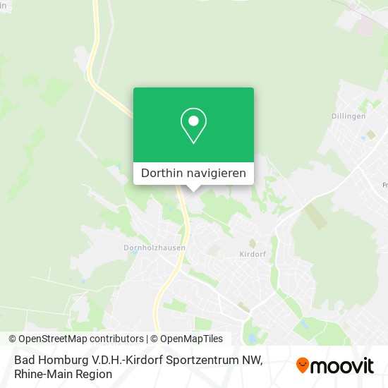 Bad Homburg V.D.H.-Kirdorf Sportzentrum NW Karte