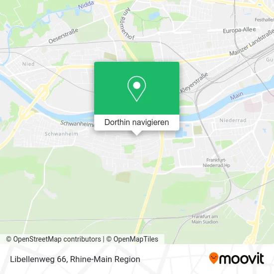 Libellenweg 66 Karte