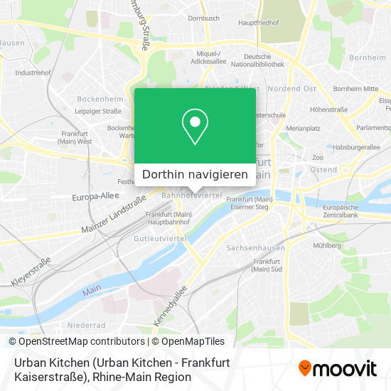 Urban Kitchen (Urban Kitchen - Frankfurt Kaiserstraße) Karte