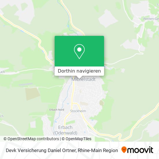 Devk Versicherung Daniel Ortner Karte