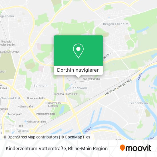 Kinderzentrum Vatterstraße Karte