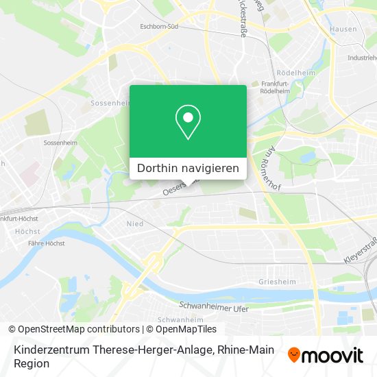 Kinderzentrum Therese-Herger-Anlage Karte