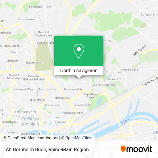 Alt Bornheim Bude Karte