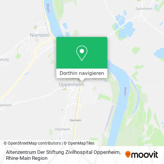 Altenzentrum Der Stiftung Zivilhospital Oppenheim Karte