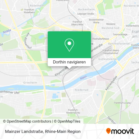 Mainzer Landstraße Karte