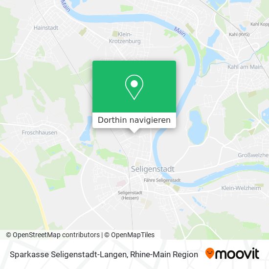 Sparkasse Seligenstadt-Langen Karte