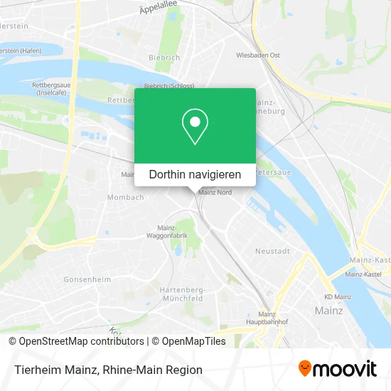 Tierheim Mainz Karte