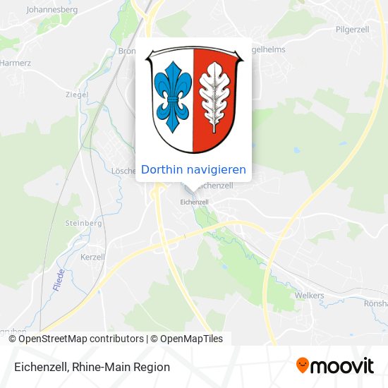 Eichenzell Karte