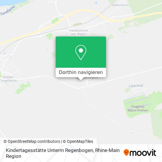 Kindertagesstätte Unterm Regenbogen Karte