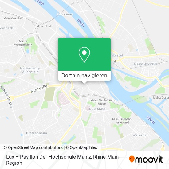 Lux – Pavillon Der Hochschule Mainz Karte